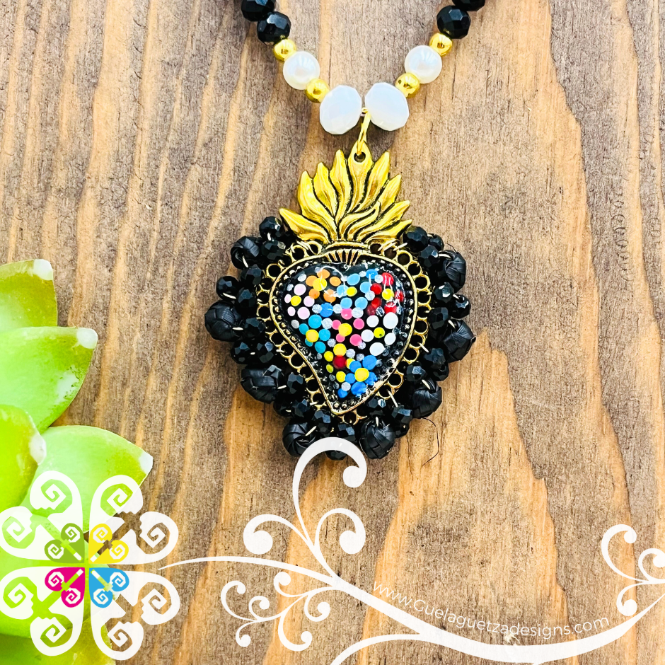 Corazon Milagro Necklace - Palm Necklace