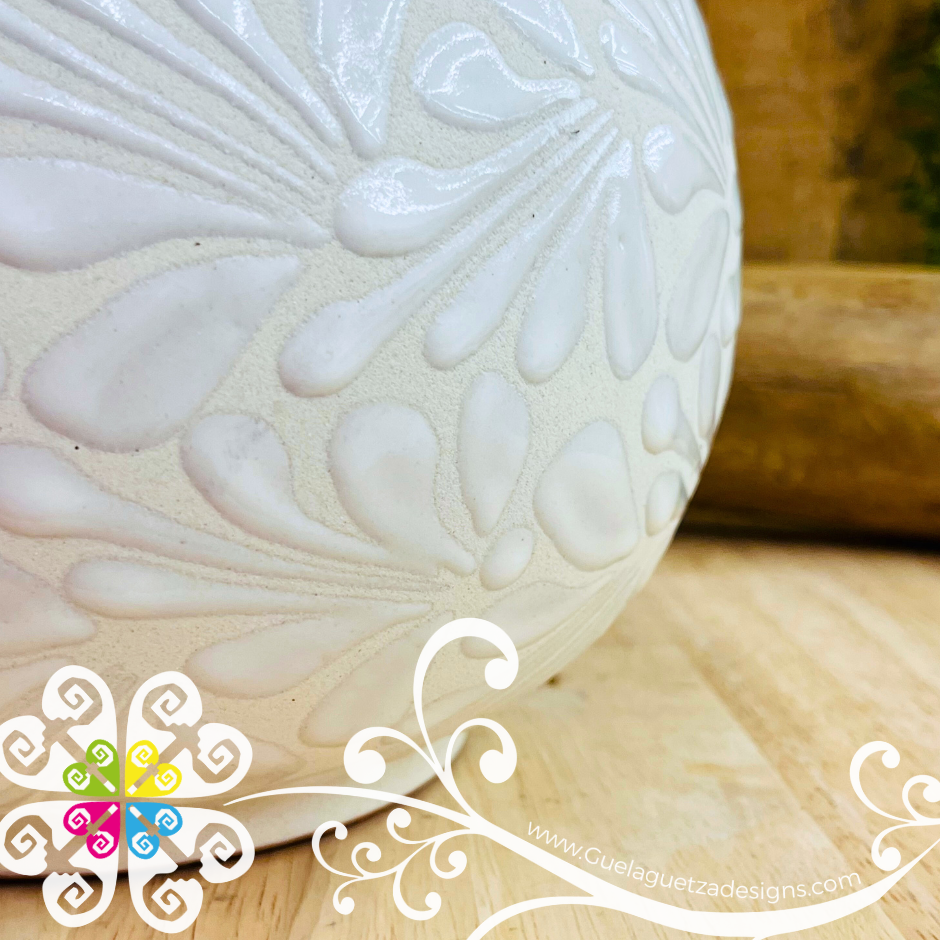 White Espiga Bola Pitcher Set - 4 Mugs