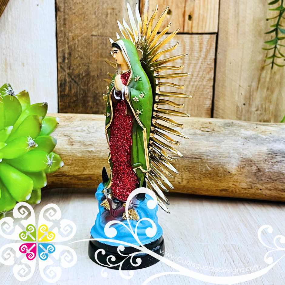 Mini Virgen de Guadalupe Statue - Home Decor