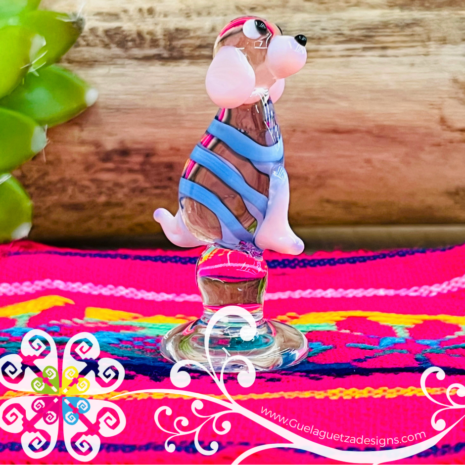 Mini Glass Dog - Vidrio Soplado Trinkets