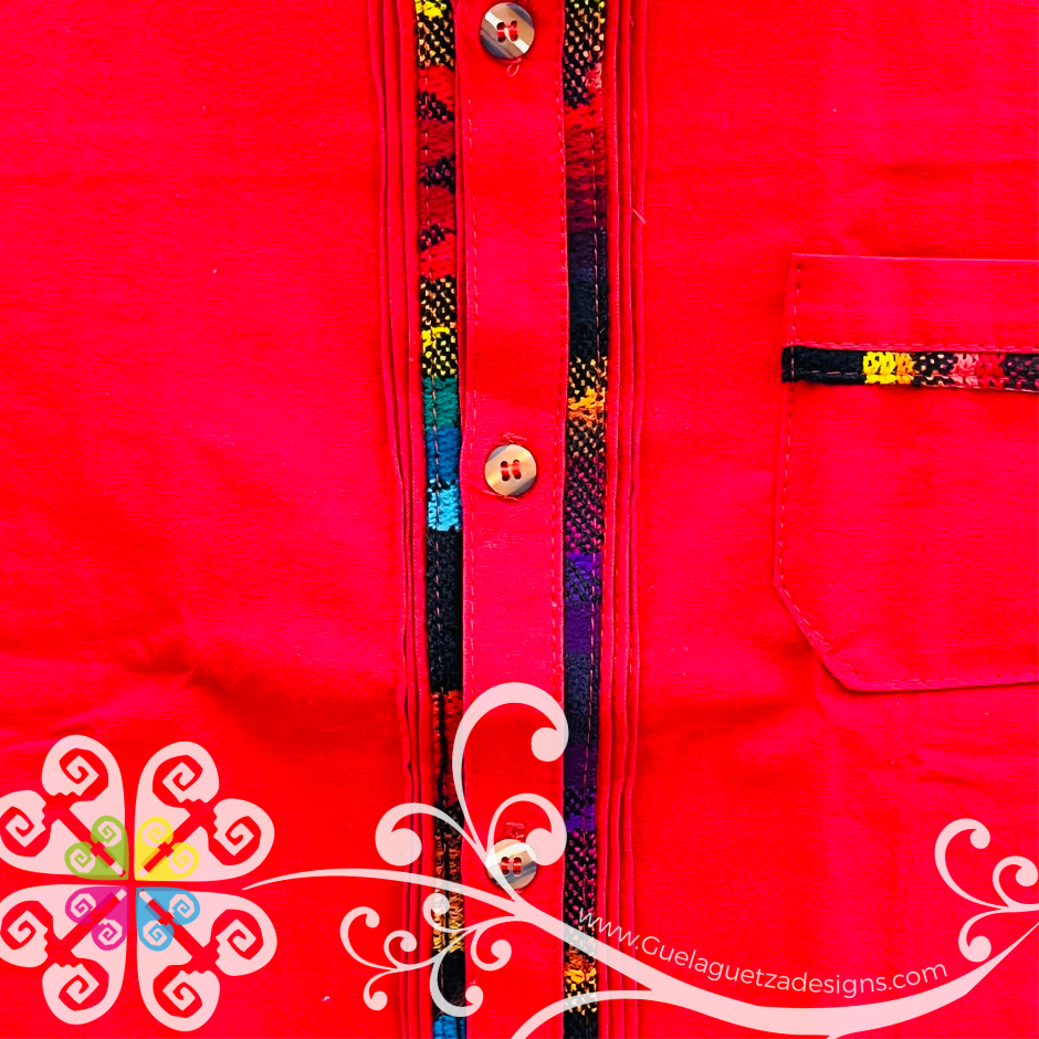 Red Coralillo Boy Shirt - Camisas de Niño