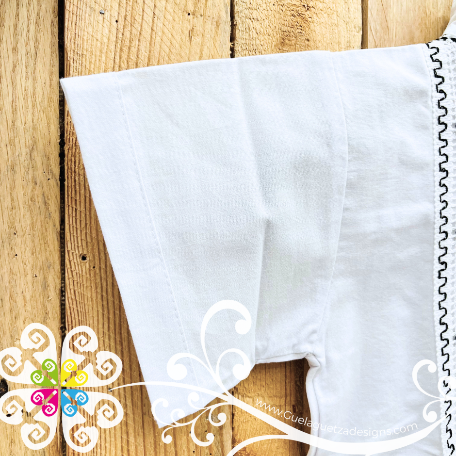 White Lace Boy Shirt - Camisa de Niño