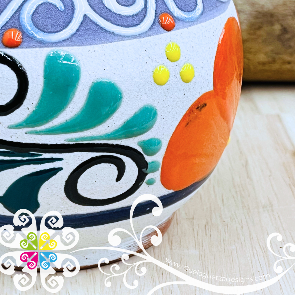 Navy Blue Small Engobe Clay Pitcher - Jarro