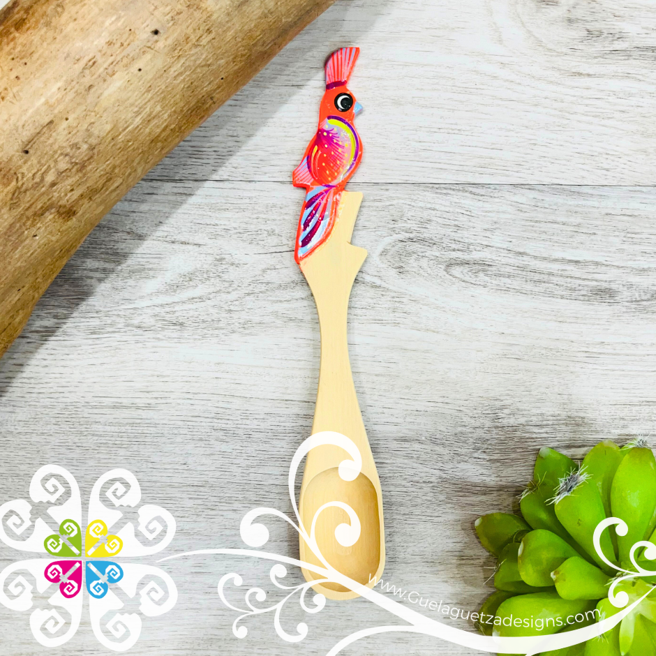 Parrot Sugar Spoon - Cocina Oaxaca