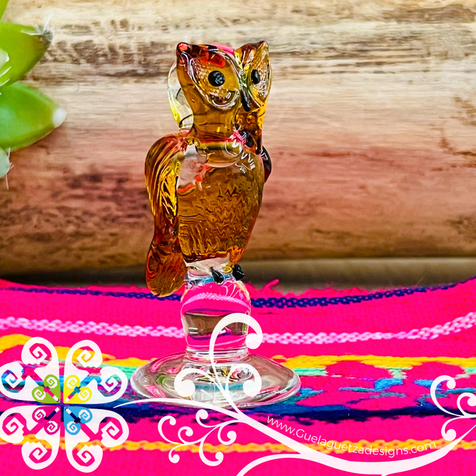 Mini Glass Owl - Vidrio Soplado Trinkets