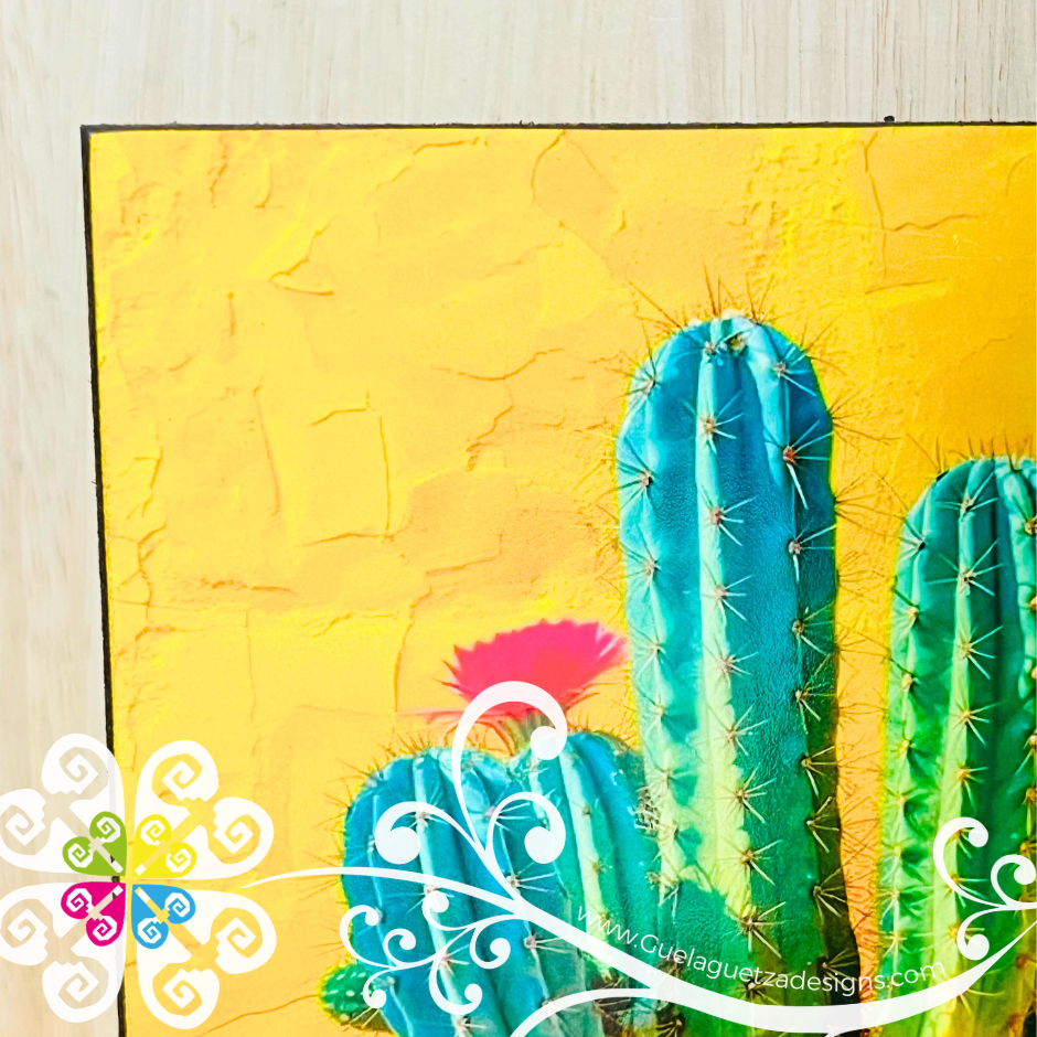 Cuadro Colores Mexicanos Wood Wall Art - Litografia