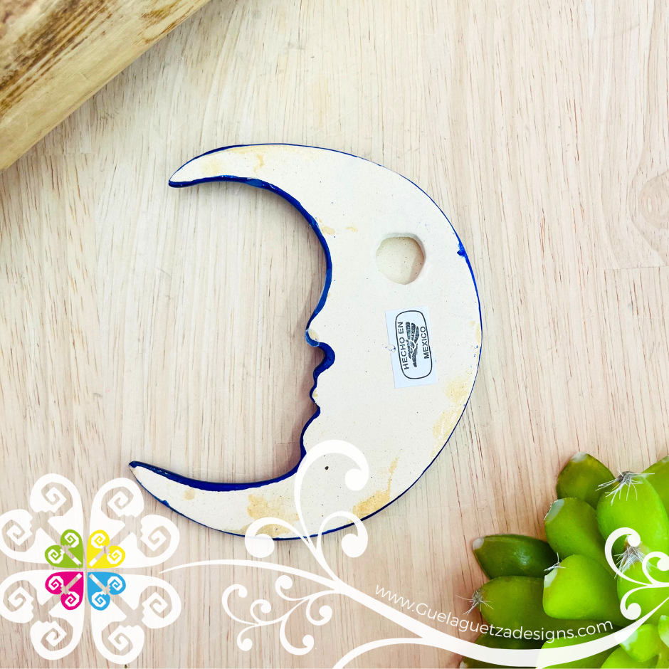 Large Royal Blue Sun & Moon Set - Wall Decor