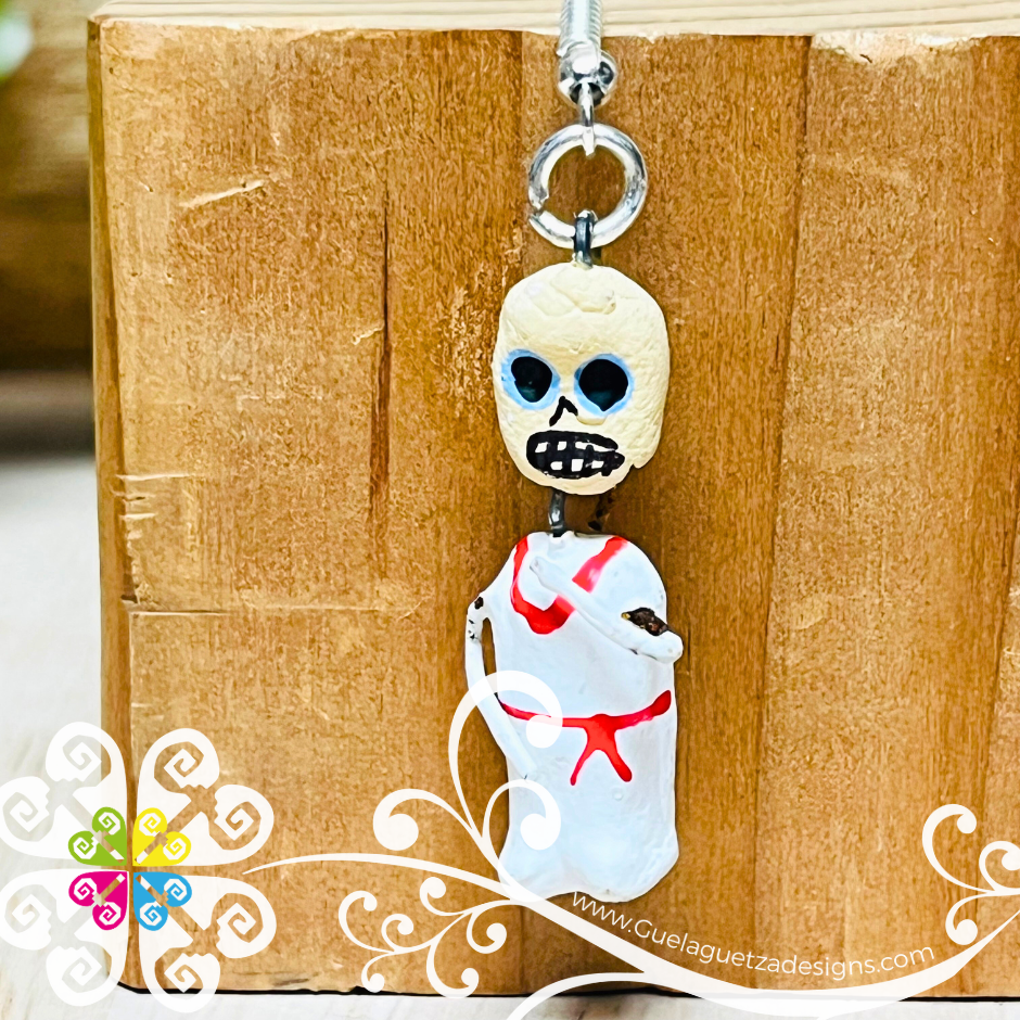 Los Veracuzanos - Calaverita Clay Earrings