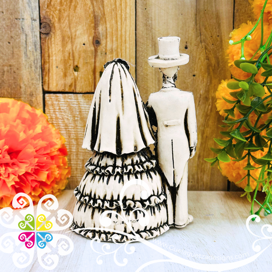 Small Wedding Couple - Day of the Dead Decoration Resin Statue