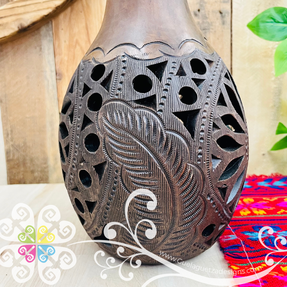 Extra Large Flamingo Vase - Barro Café Oaxaca