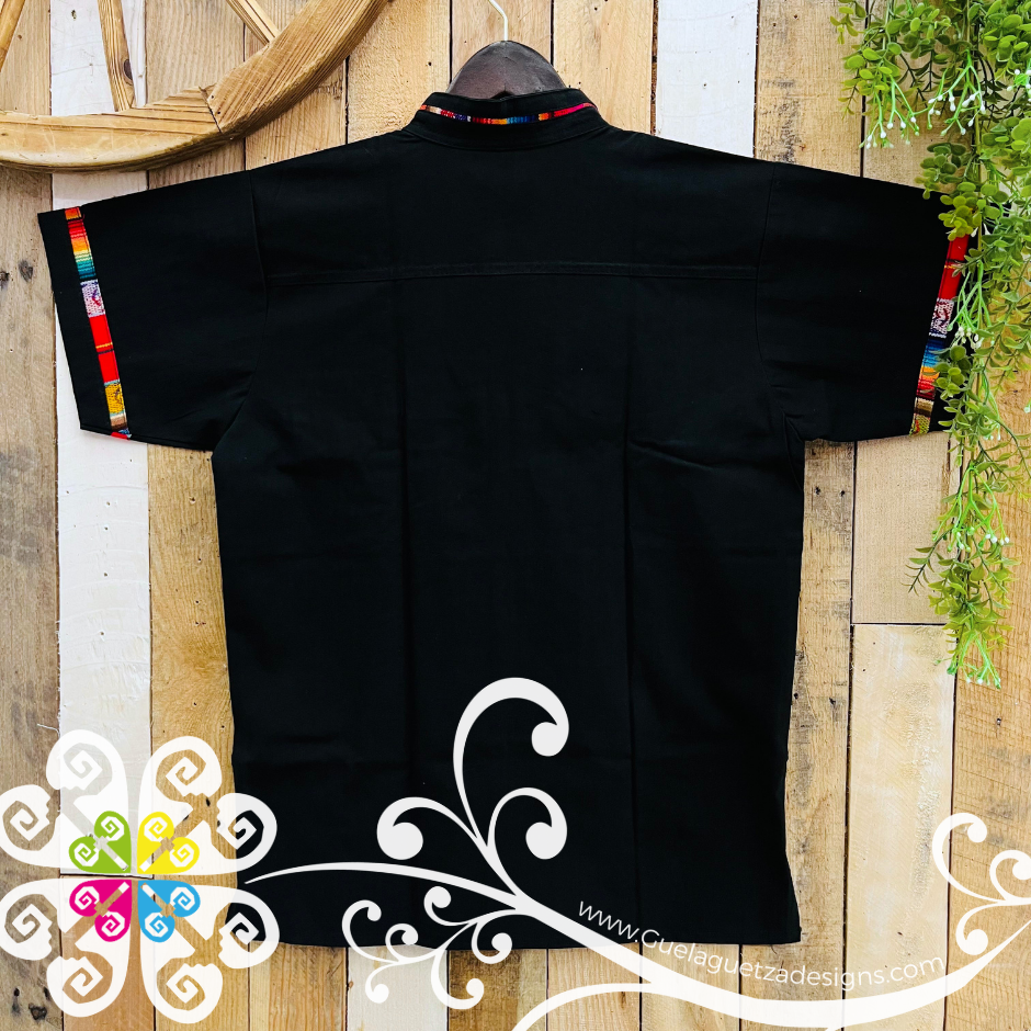 Black Coralillo Mountain with Buttons Shirt - Men Shirt