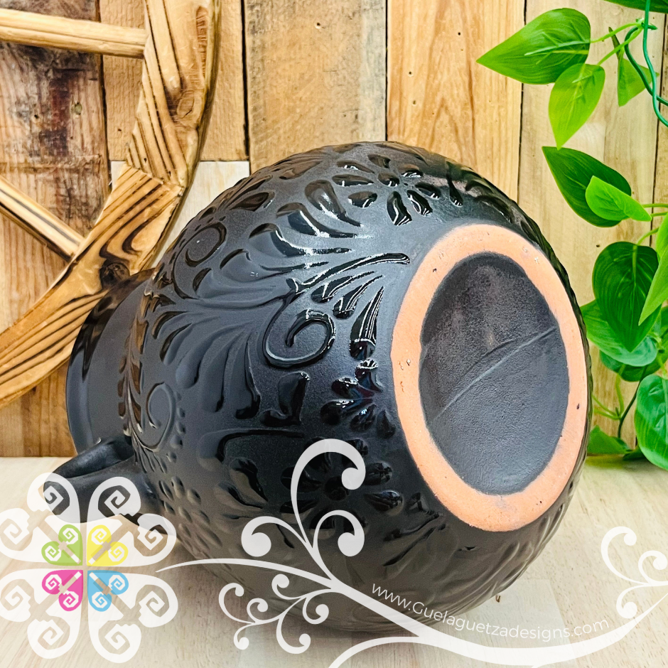 Black Espiga Olla Bule - Home Decor