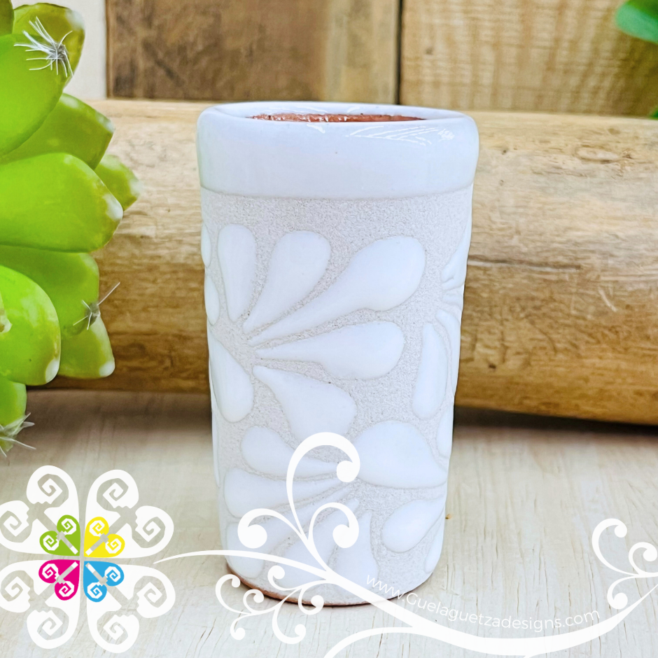 White Espiga Tequilero Set - Clay Tequilero Set
