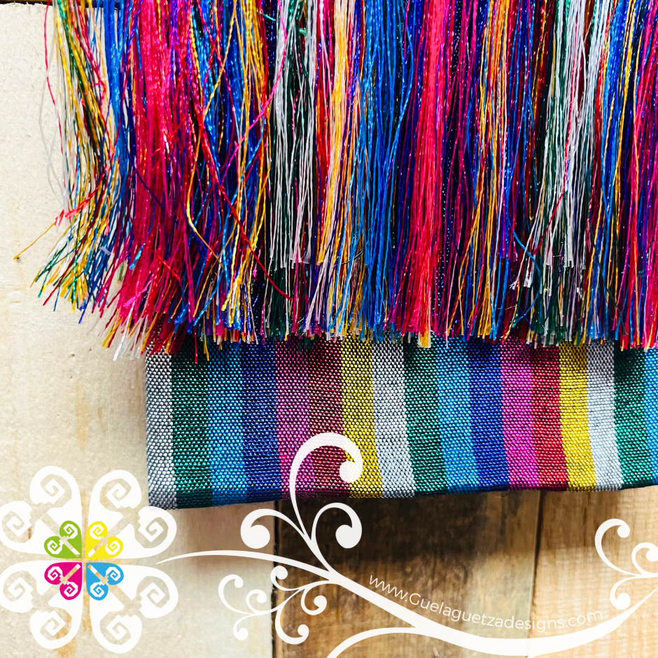 Arcoiris Multicolor Rebozo Articela/Silk Scarf