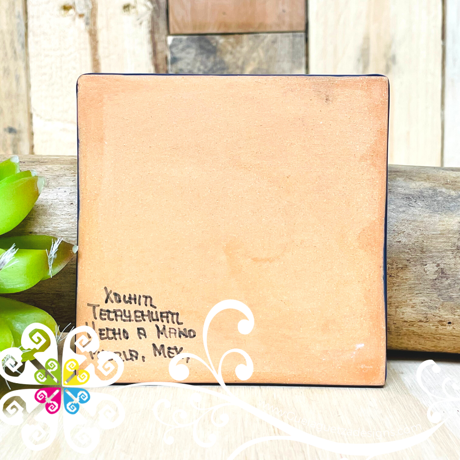 Multicolor Talavera Floral Bouquet - Single Talavera Coasters