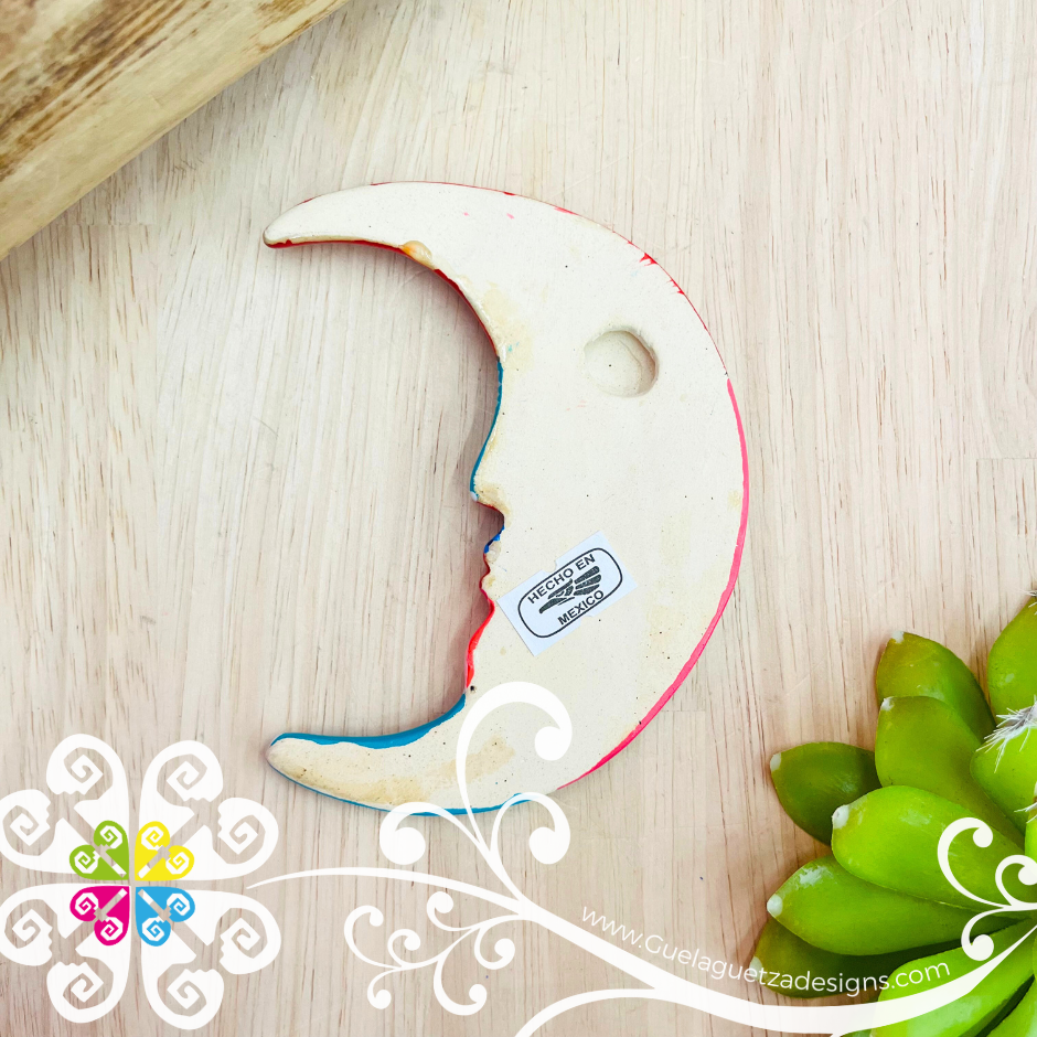 Small Multicolor Sun & Moon Set - Wall Decor