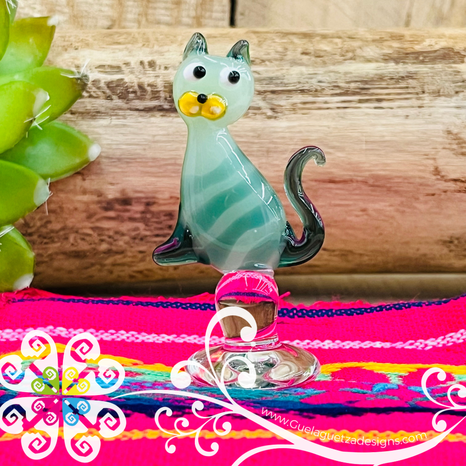 Mini Glass Cat - Vidrio Soplado Trinkets