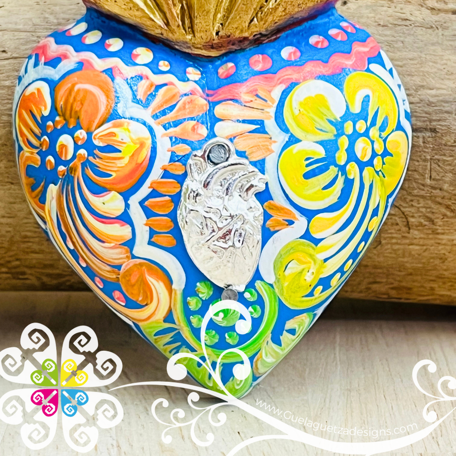 Mini Corazón Pintado - Wall Decor