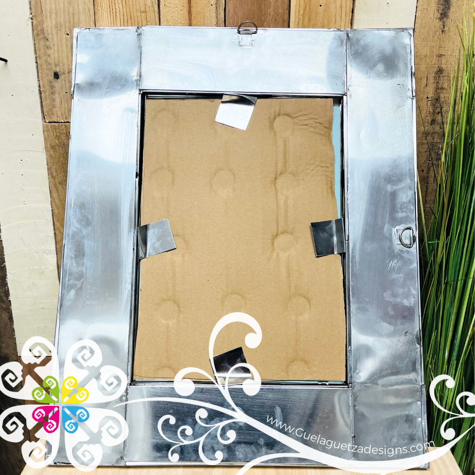 Large Enchanting Talavera Mirror - Tin Wall Decor