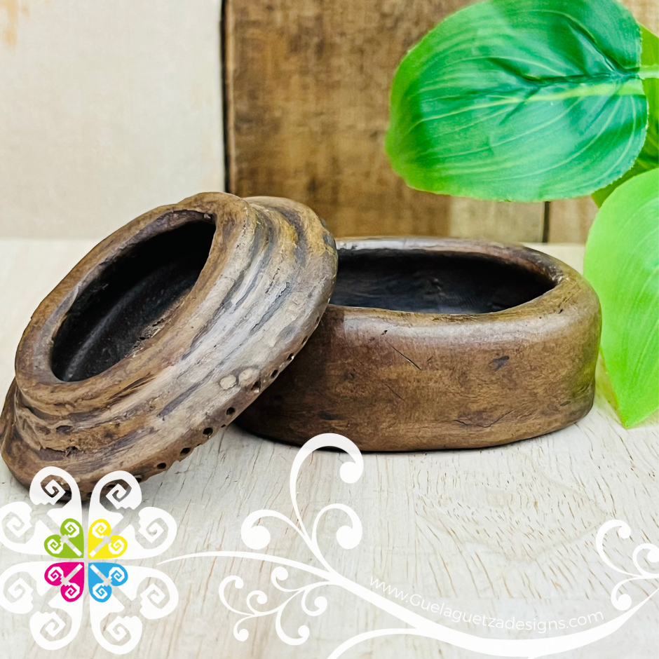 Mini Oval Jewelry Box - Barro Cafe Oaxaca