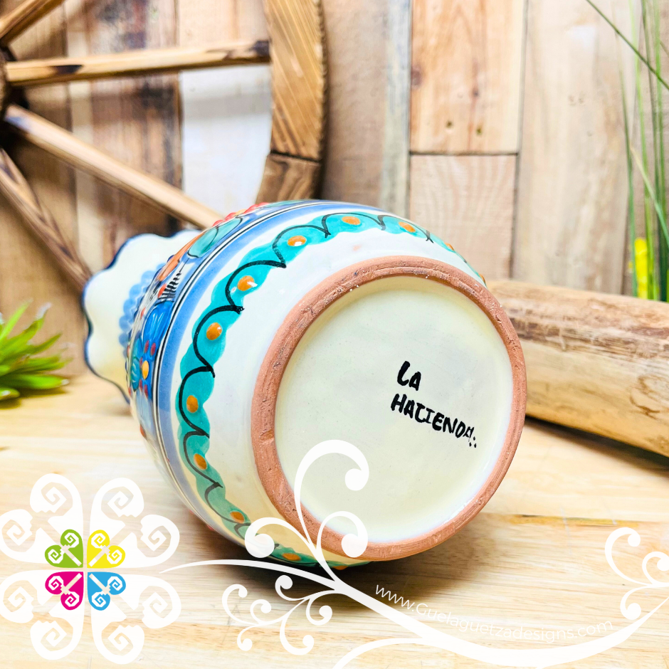 Multicolor Boliche Talavera Vase - Talavera Home Decor