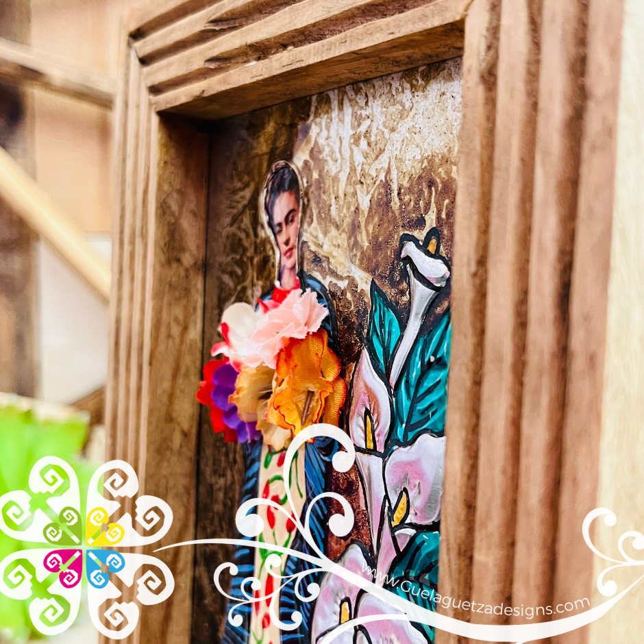 Mexicanas - Repujado Wood Frame