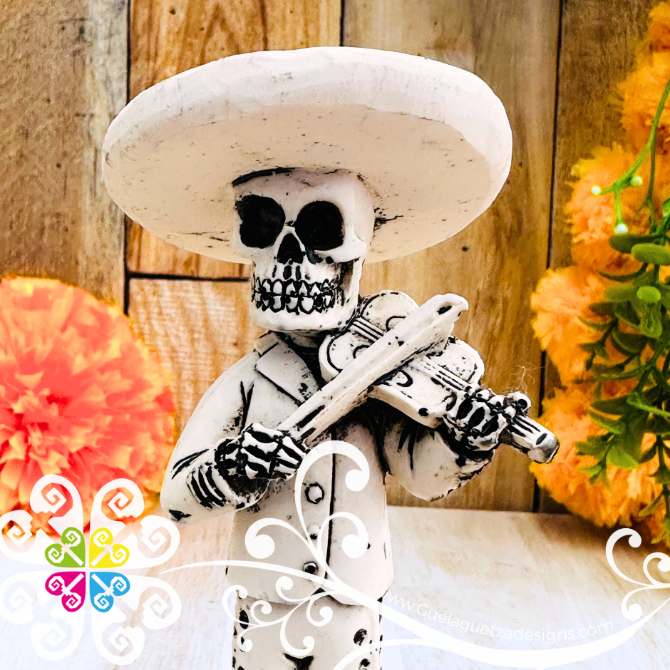 Small Resin Musico - Day of the Dead Decoration Statue
