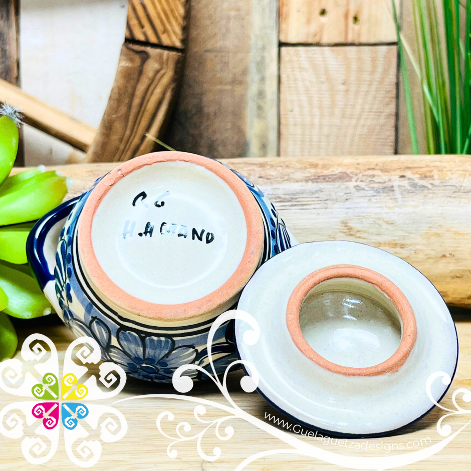 Small Talavera Sugar Bowl - Talavera Azucarera