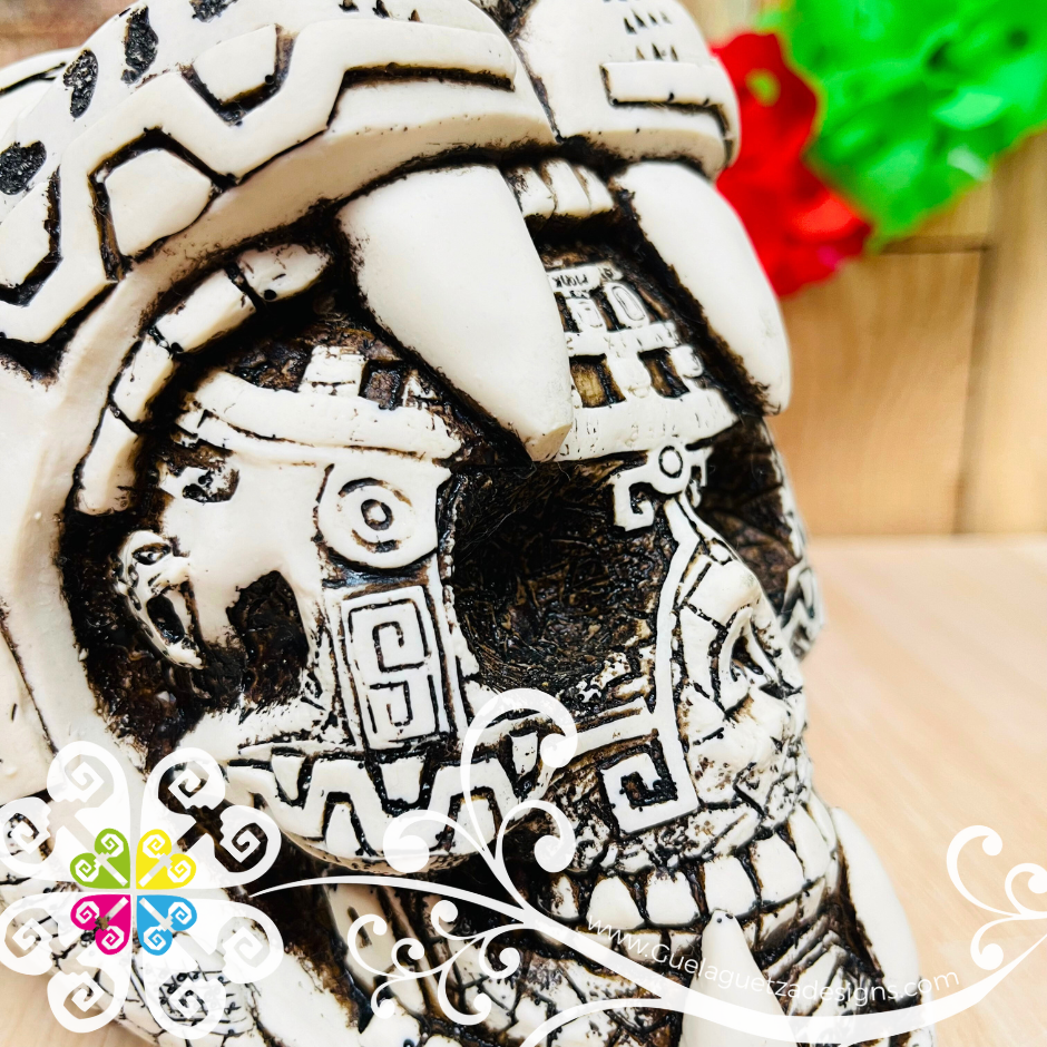 Large Jaguar - Artisan Day of Dead Resin Skull