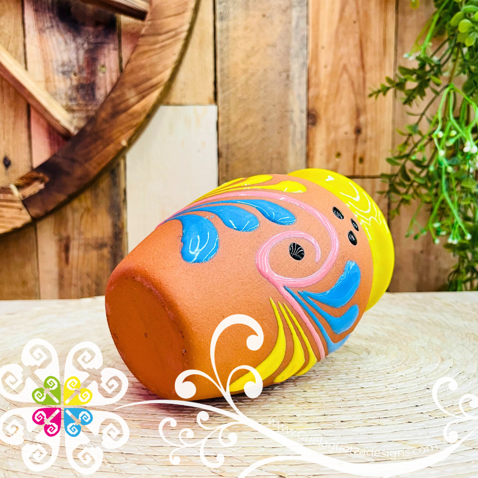 1- El Gallo Cantarito LoteriaMX - Single Clay Cantarito