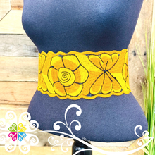 Solid Chiapas Embroider Belt - Women Belt