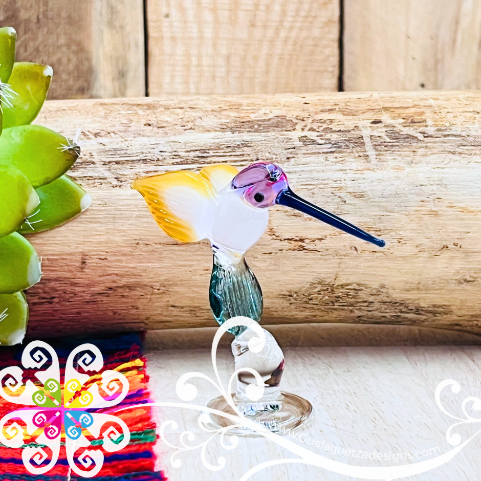 Mini Glass Hummingbird- Vidrio Soplado Trinkets