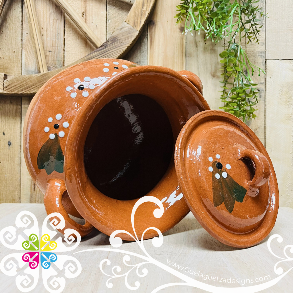 Olla de Barro Bola Decorada