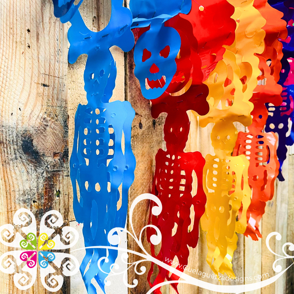 Calaca Flaca Banner- Plastico Picado