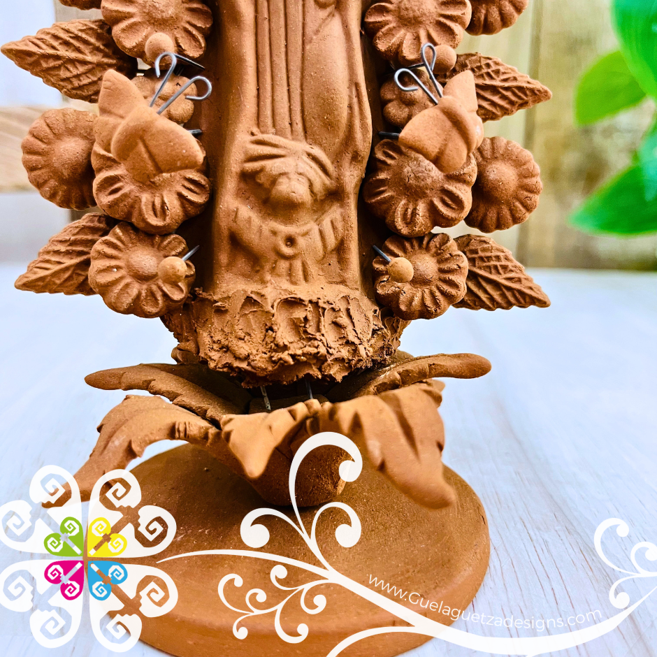 Virgen de Guadalupe Maguey Home Decor - Barro Metepec