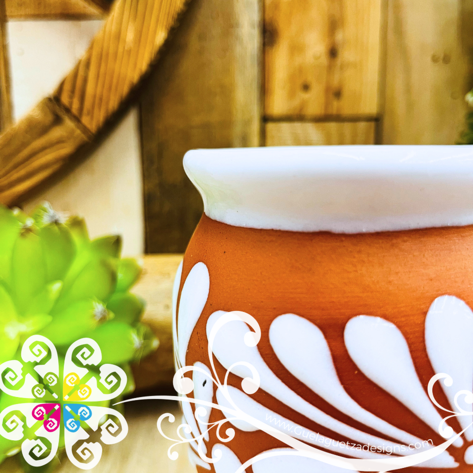 Natural with White Espiga Pato Pitcher Set - 4 Cantaritos