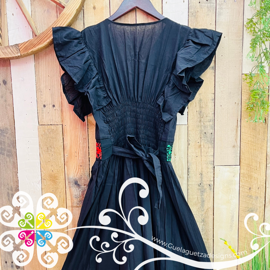 Fernanda Black Tricolor Dress - Women Dress
