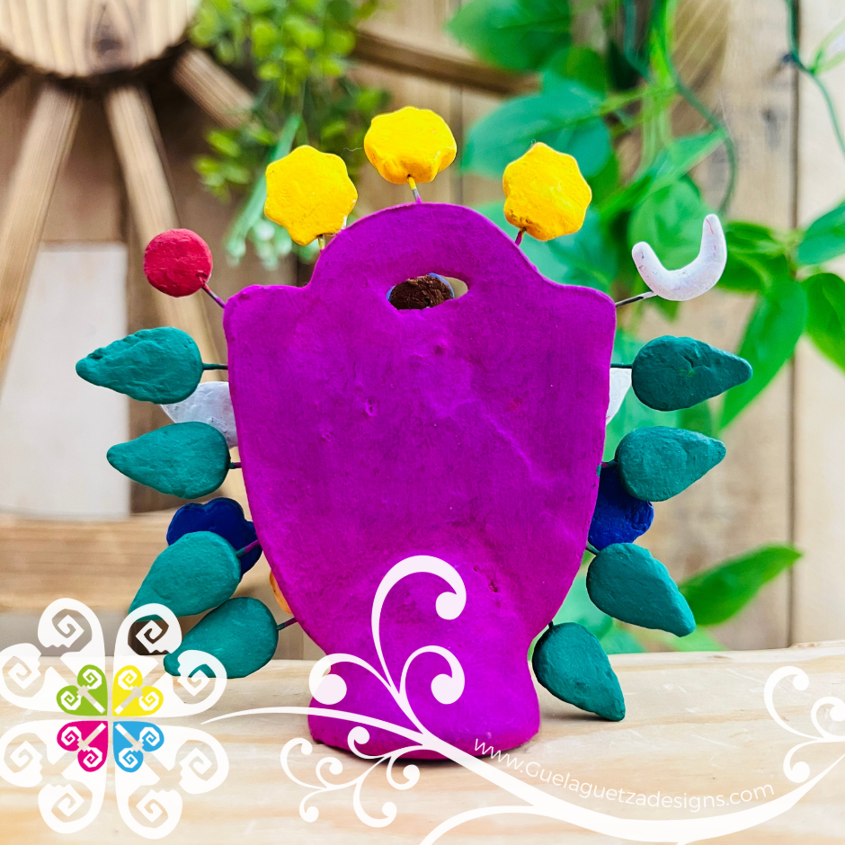 Mini Arbol Pintado Home Decor - Barro Metepec