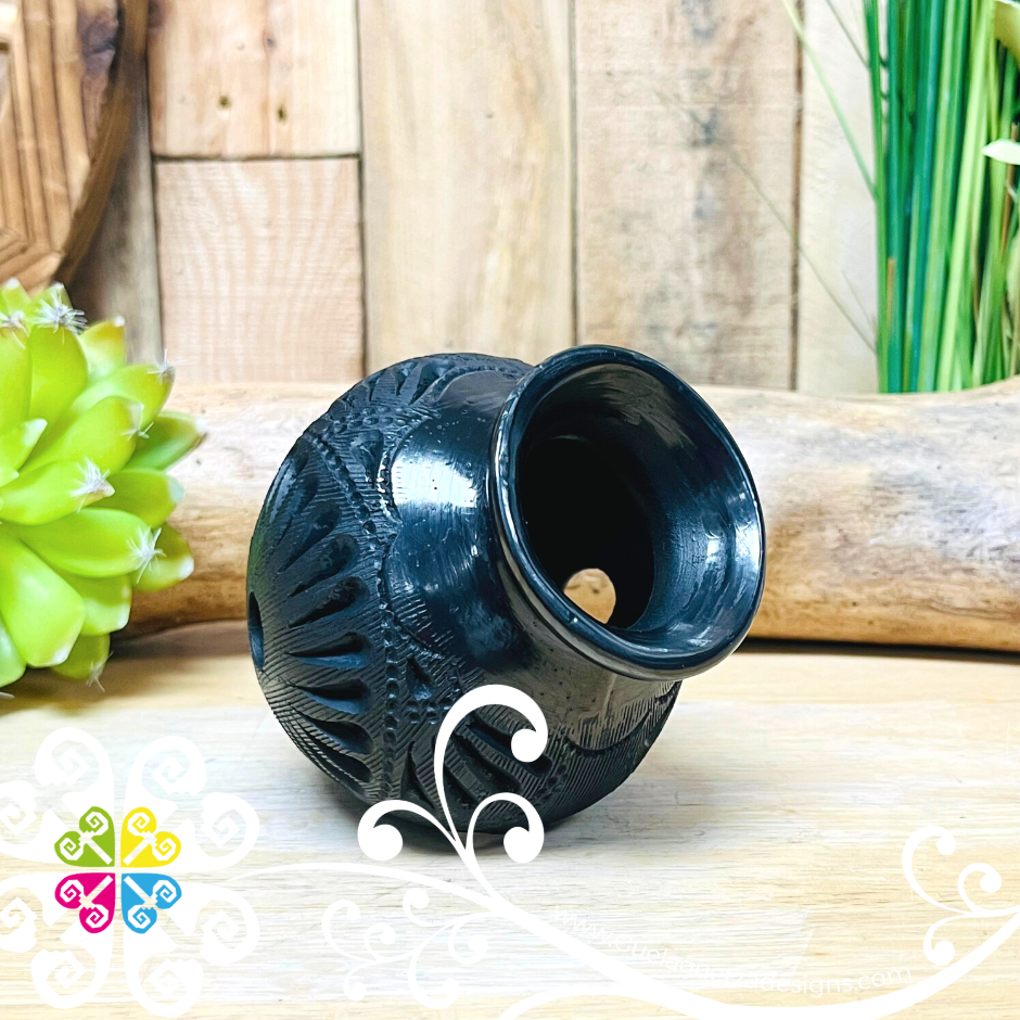 Medium Oval Napkin Holder - Barro Negro Oaxaca