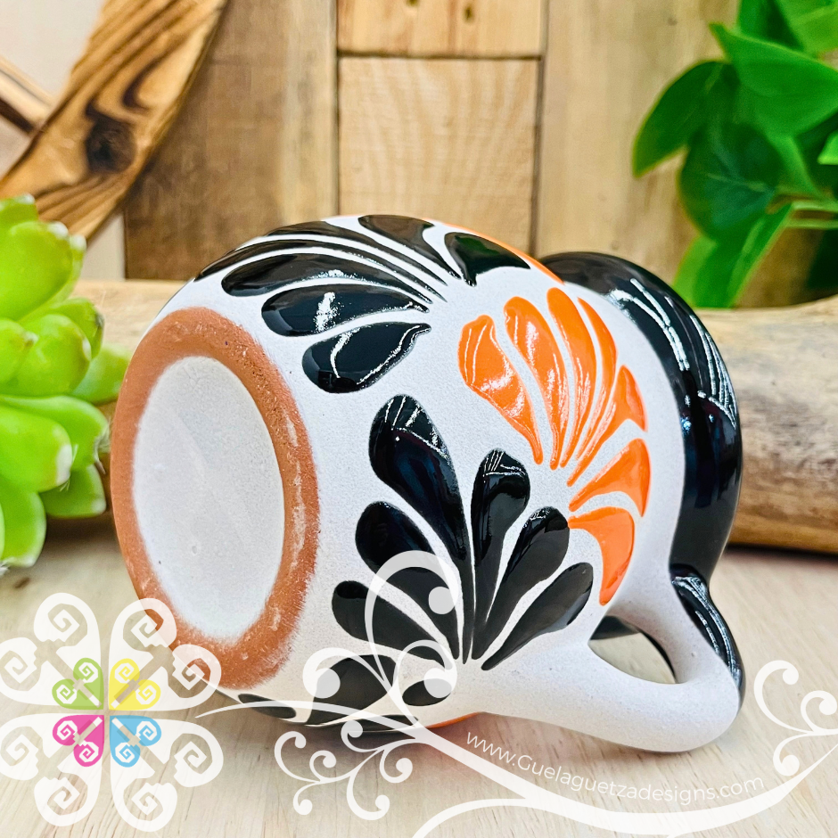 Set of Halloween Designs Espiga Clay Mugs - Set Taza Barro