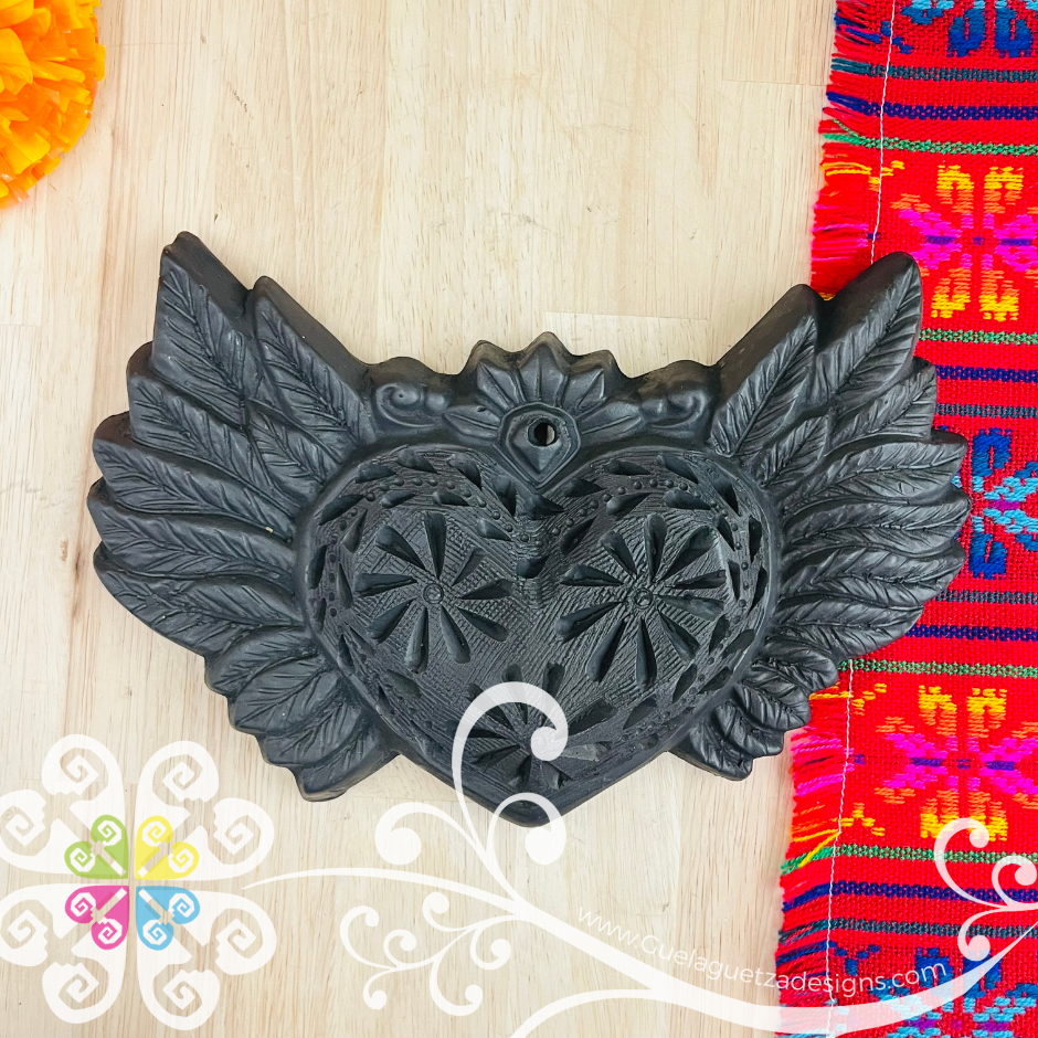 Alas Corazon De Pared - Barro Negro Oaxaca