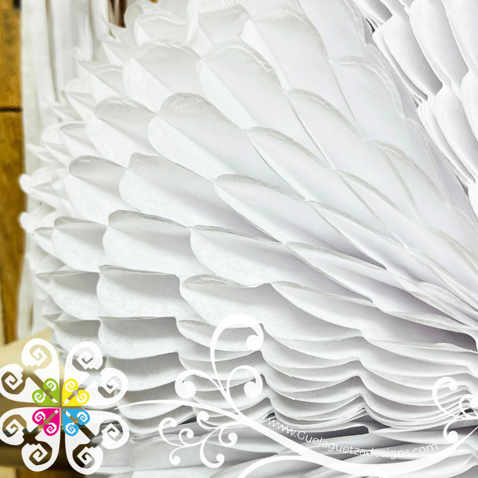 Extra Large White Fiesta Piñata - Mexican Fiesta Decor