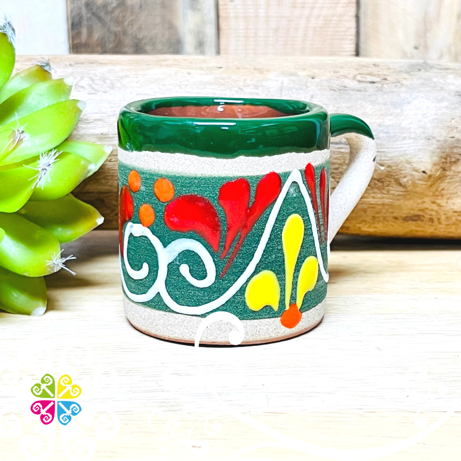 Set of 4 Tacita Espresso Mugs - Mexican Kitchen