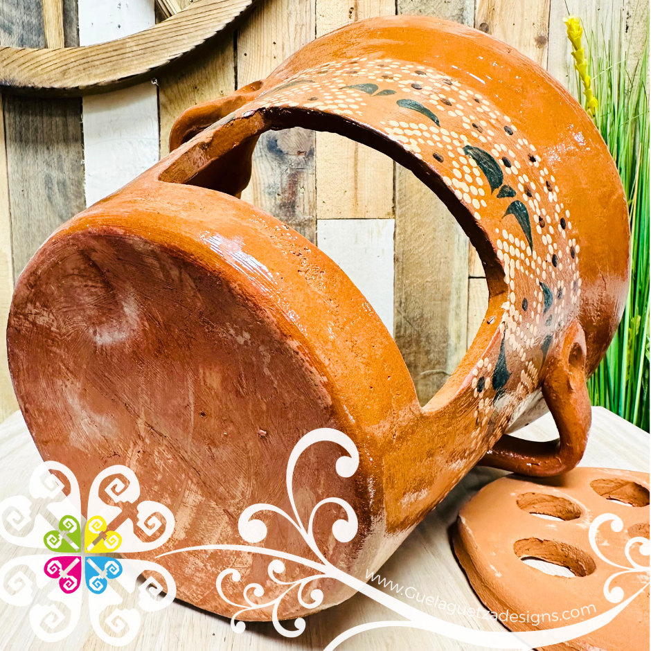 Medium Capula Sencillo Anafre - Chafing Dish - Capula Sencillo Clay Kitchen - Bracero de Barro