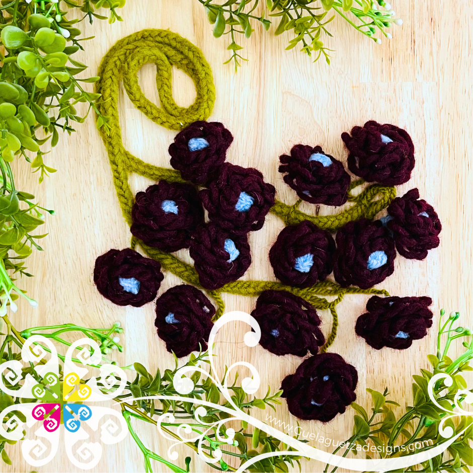 Medium Tlacoyal Flores - Braid Hair Accessory