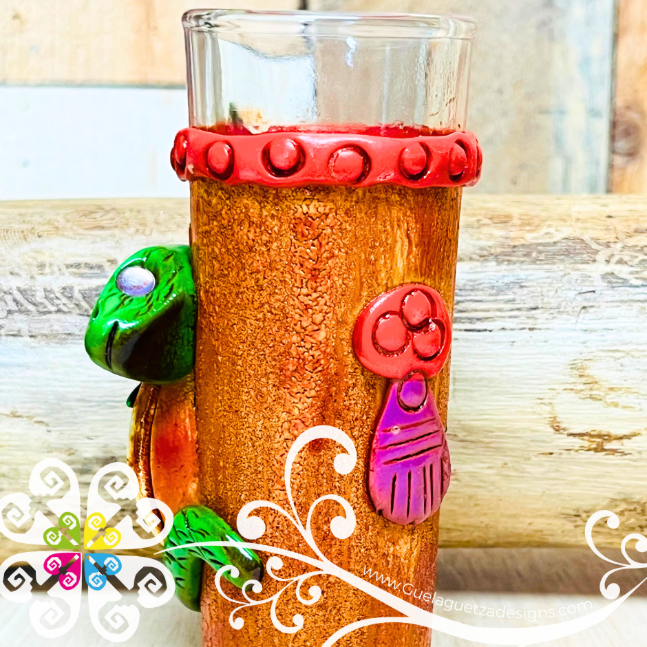 Lizard Tequila Shot Glass - Epoxy Clay Tequilero