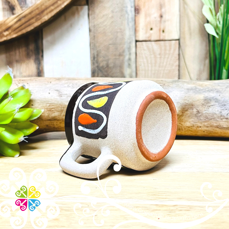 Set of 4 Mini Tacita - Set Taza Barro