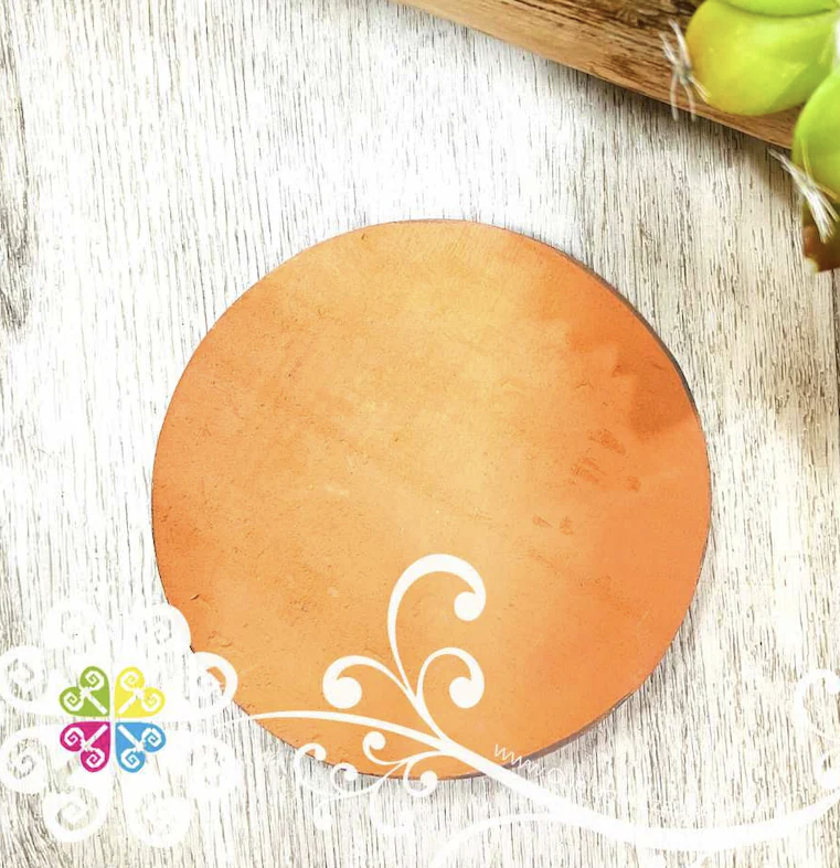 Round Set of 4 Coasters - Set of Clay Coasters