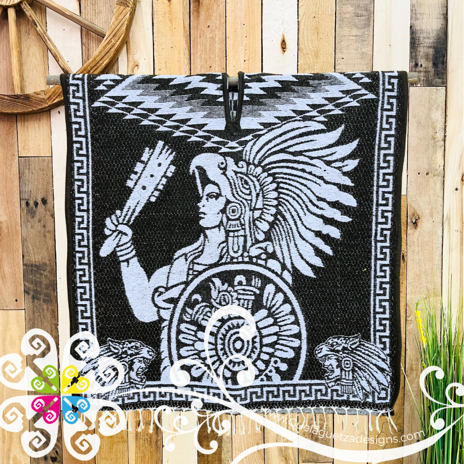 Warrior Gaban - Men Poncho with Hoodie