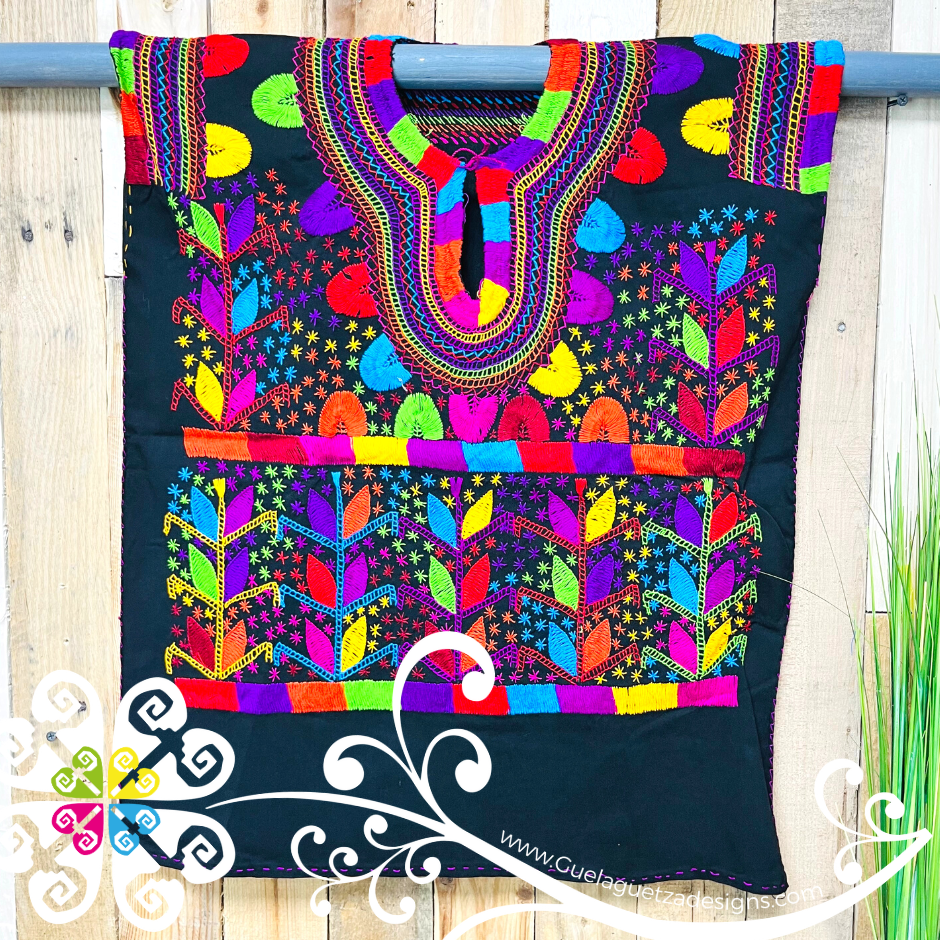 Medium Milpa Embroider Top - Blusa Bordada